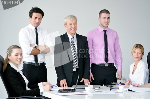 Image of business people group on meeting