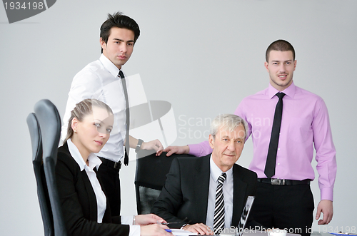 Image of business people group on meeting