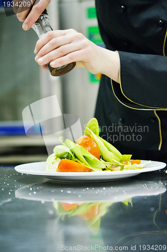Image of chef preparing meal