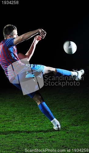 Image of football player in action