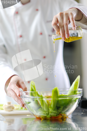 Image of chef preparing meal