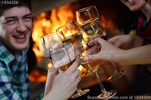 Image of Group of happy young people