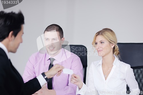 Image of business people group on meeting
