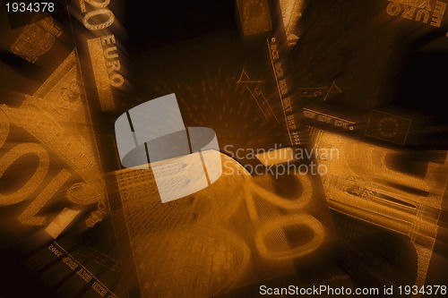 Image of grunge euro background