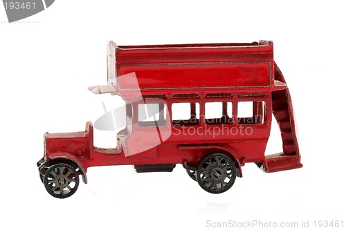 Image of Model Old Red Bus