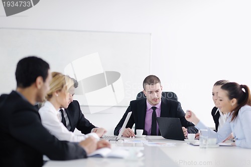 Image of business people group on meeting