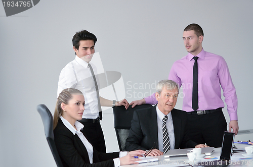 Image of business people group on meeting