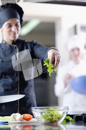 Image of chef preparing meal
