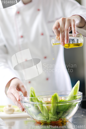 Image of chef preparing meal