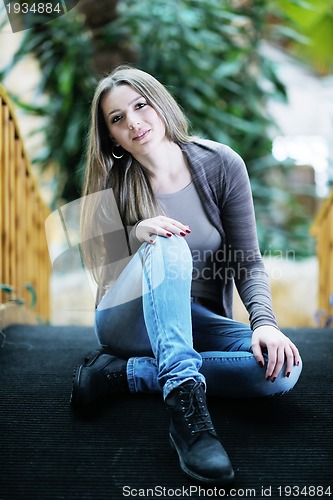 Image of portrait of a beautiful young woman