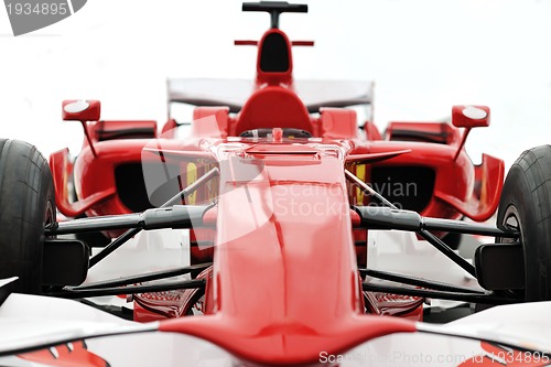 Image of red formel 1 model