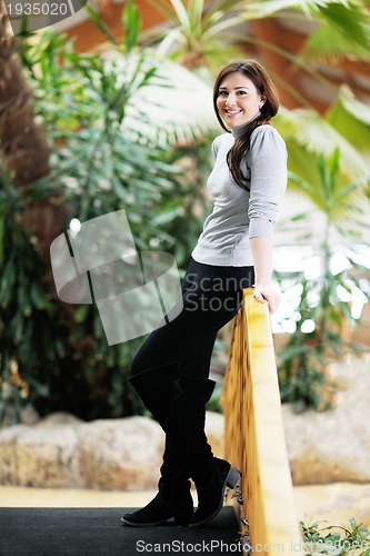Image of portrait of a beautiful young woman