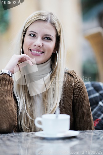 Image of portrait of a beautiful young woman