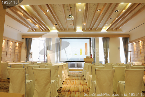 Image of Empty business conference room