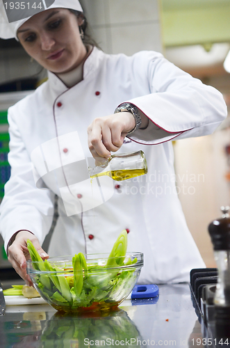 Image of chef preparing meal