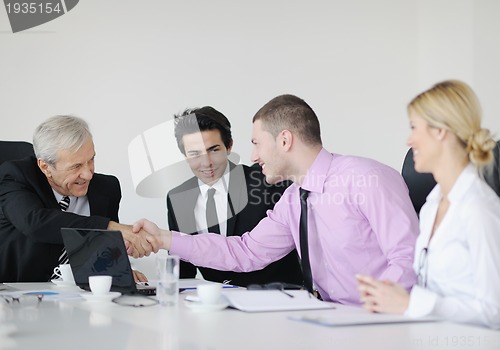 Image of business people group on meeting