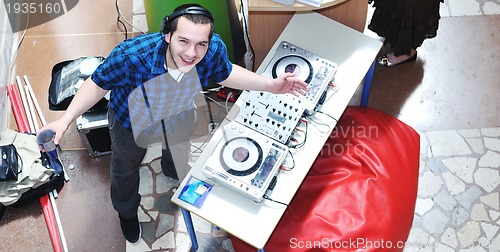 Image of dj on party event