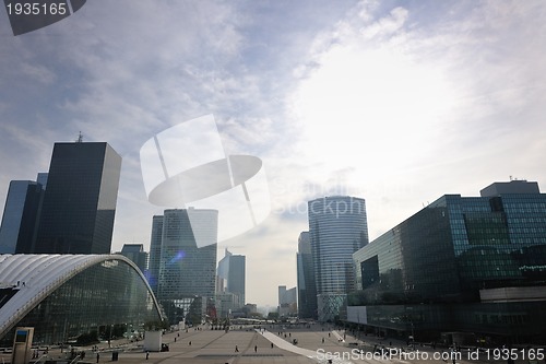 Image of Modern Buildings in the new center of Paris