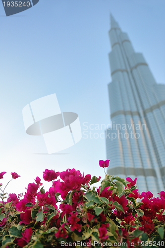 Image of dubai burj khalifa skyscraper