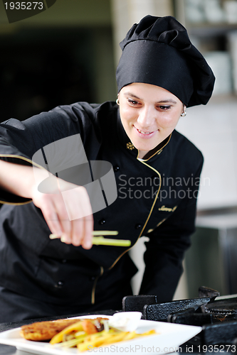 Image of chef preparing meal