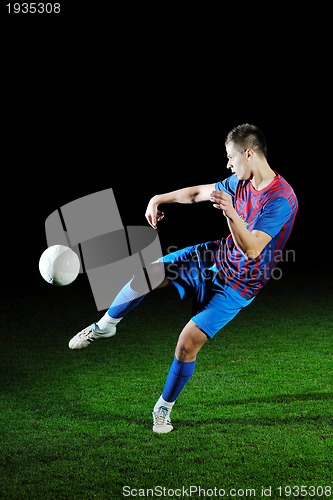 Image of football player in action