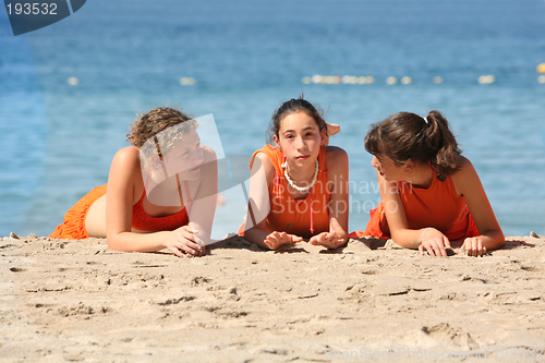 Image of Friends on the beach