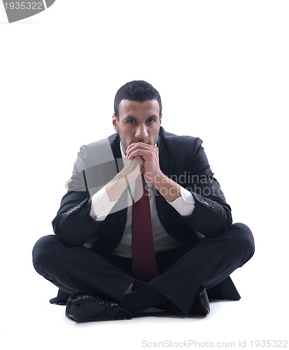 Image of depressed business man