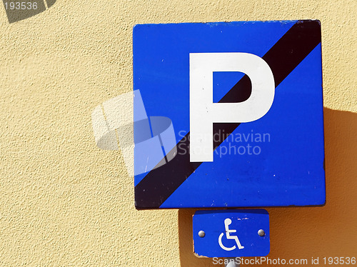 Image of Handicap parking place