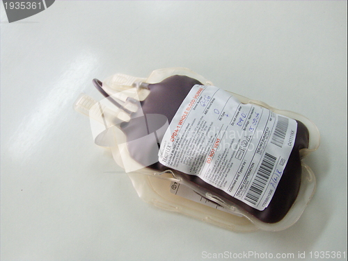 Image of blood donate bag