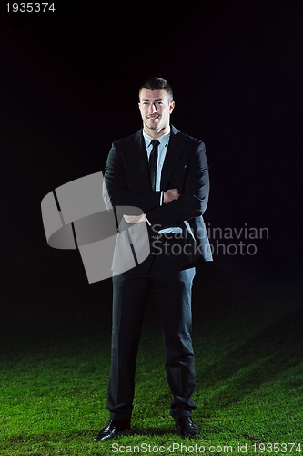 Image of business man in sport