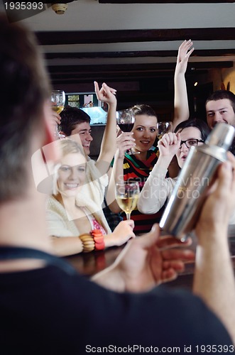 Image of Group of happy young people