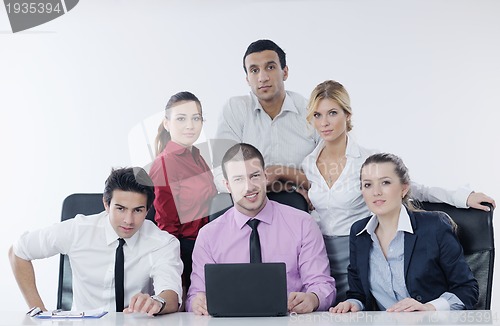 Image of business people group on meeting