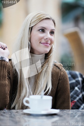 Image of portrait of a beautiful young woman