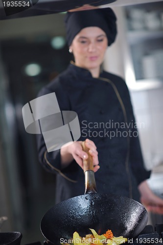 Image of chef preparing meal