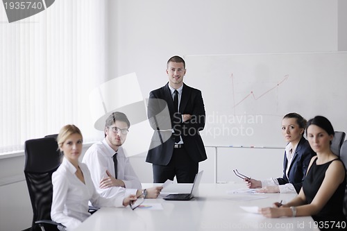 Image of business people in a meeting at office