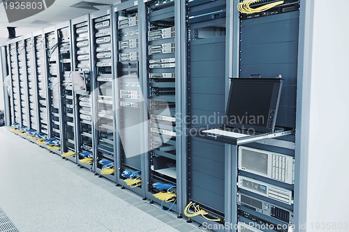 Image of network server room