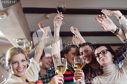 Image of Group of happy young people