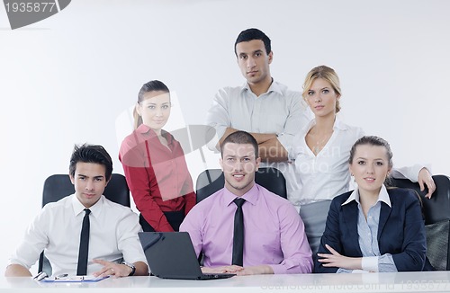 Image of business people group on meeting