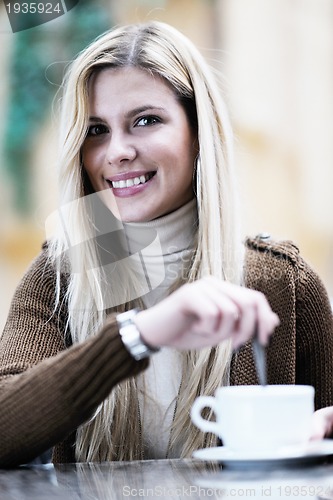Image of portrait of a beautiful young woman