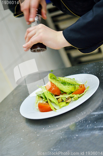Image of chef preparing meal