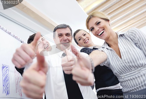 Image of Senior business man giving a presentation