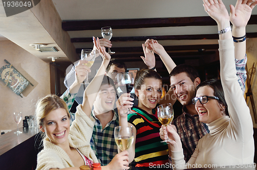 Image of Group of happy young people