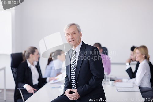 Image of business people group on meeting