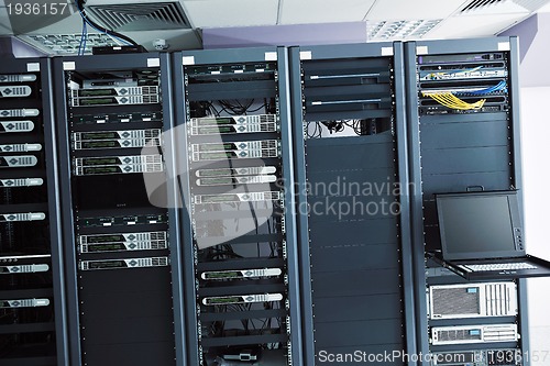 Image of network server room