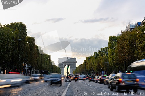 Image of Arc de Triomphe, Paris,  France