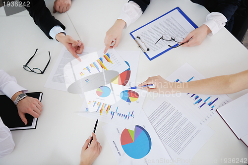 Image of business people in a meeting at office