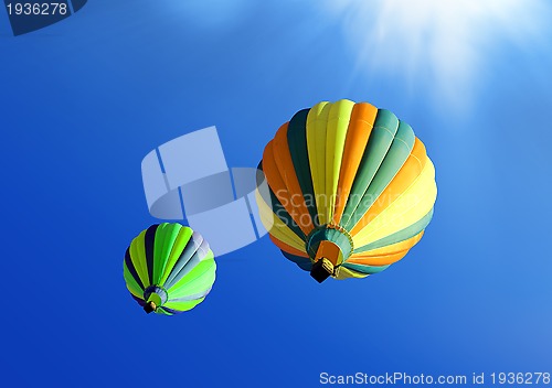 Image of colorful air balloons