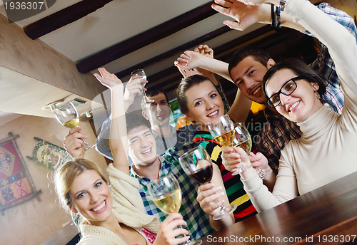 Image of Group of happy young people