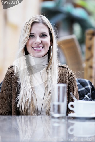 Image of portrait of a beautiful young woman