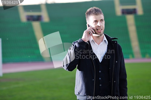 Image of business man in sport
